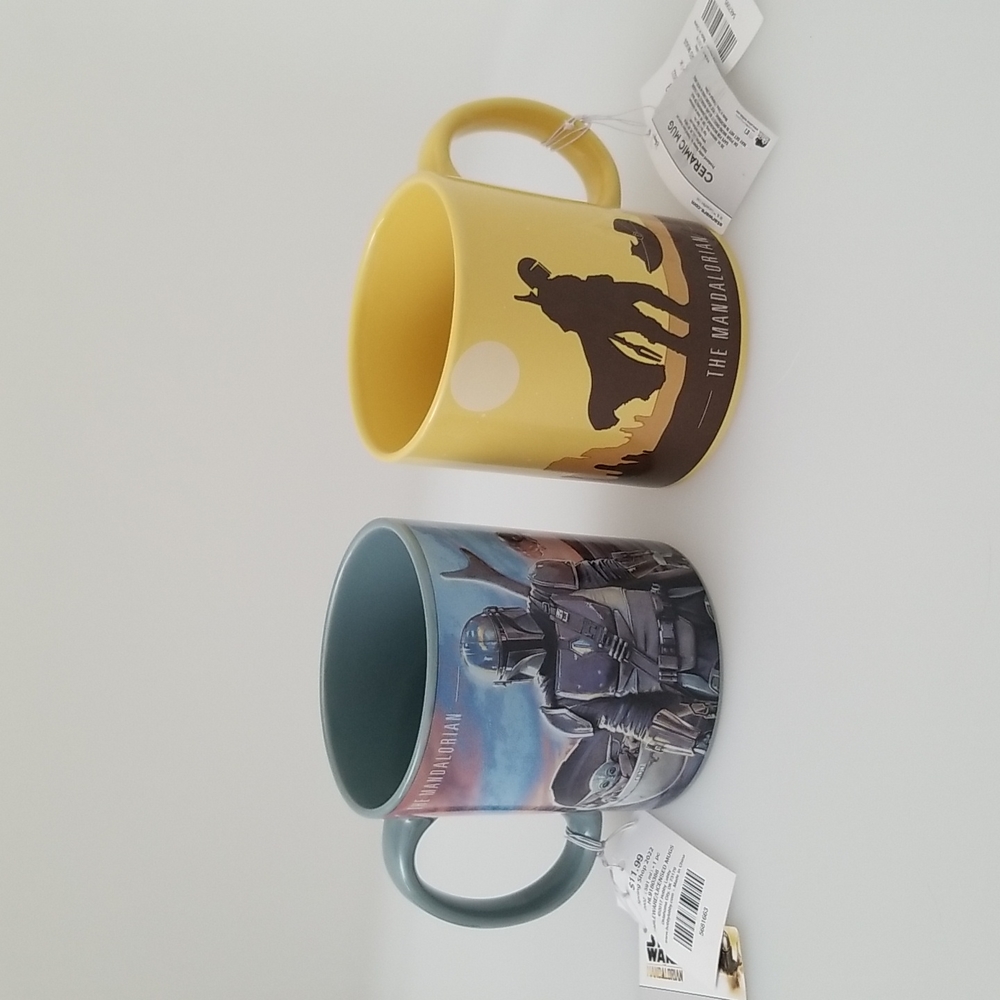 Lot of 2 StarWars Mandalorian Ceramic Mug 20oz